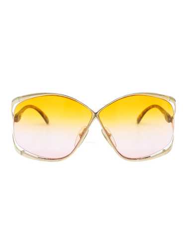 Christian Dior Orange Butterfly Sunglasses