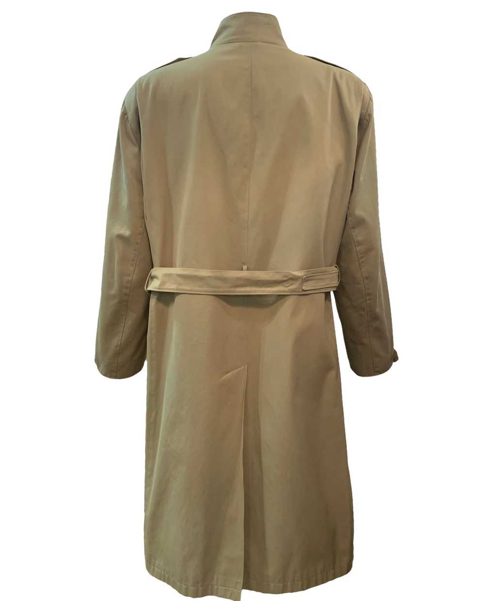 Gucci 80s Belted Trench Coat With Logo Buttons - image 3