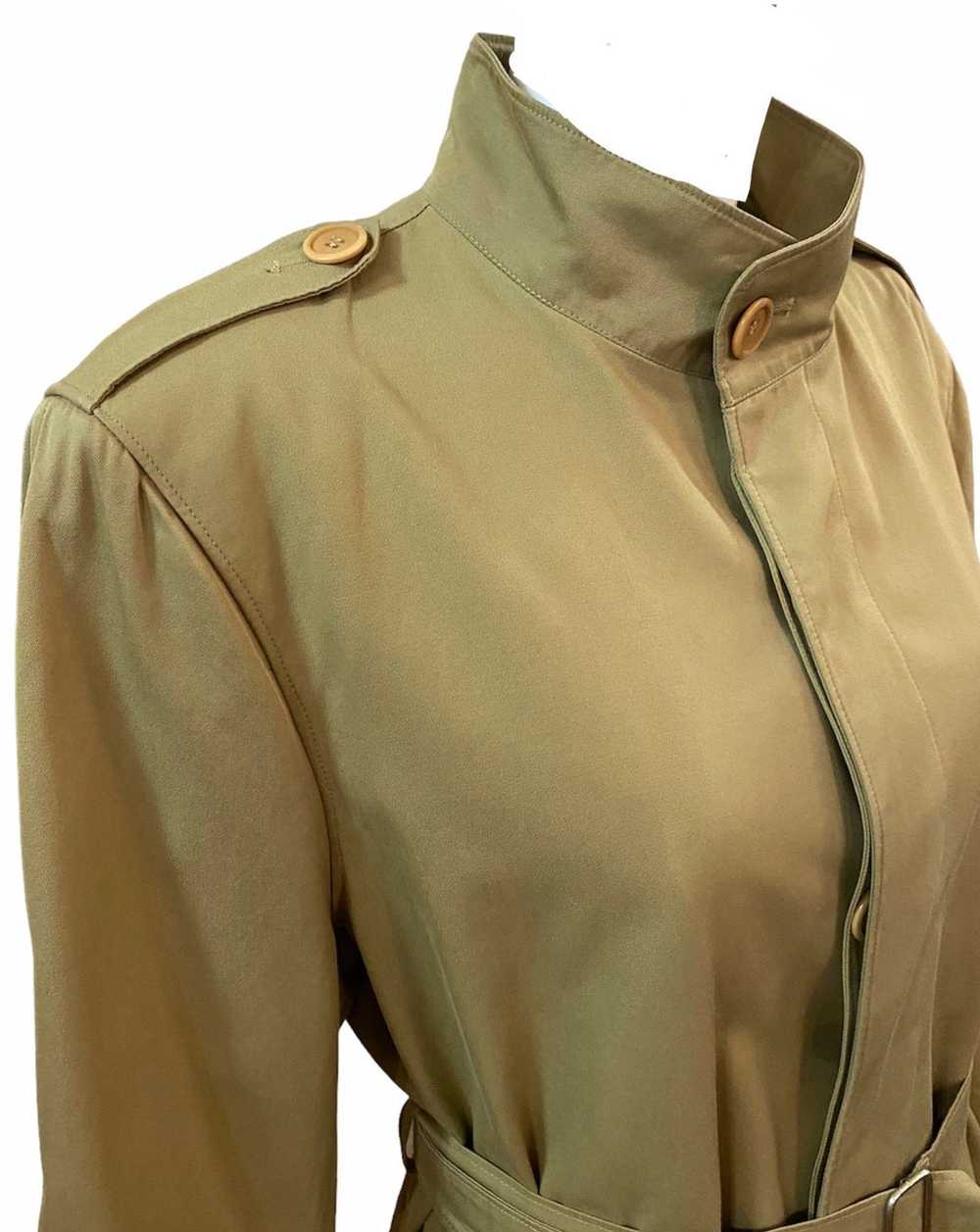 Gucci 80s Belted Trench Coat With Logo Buttons - image 5