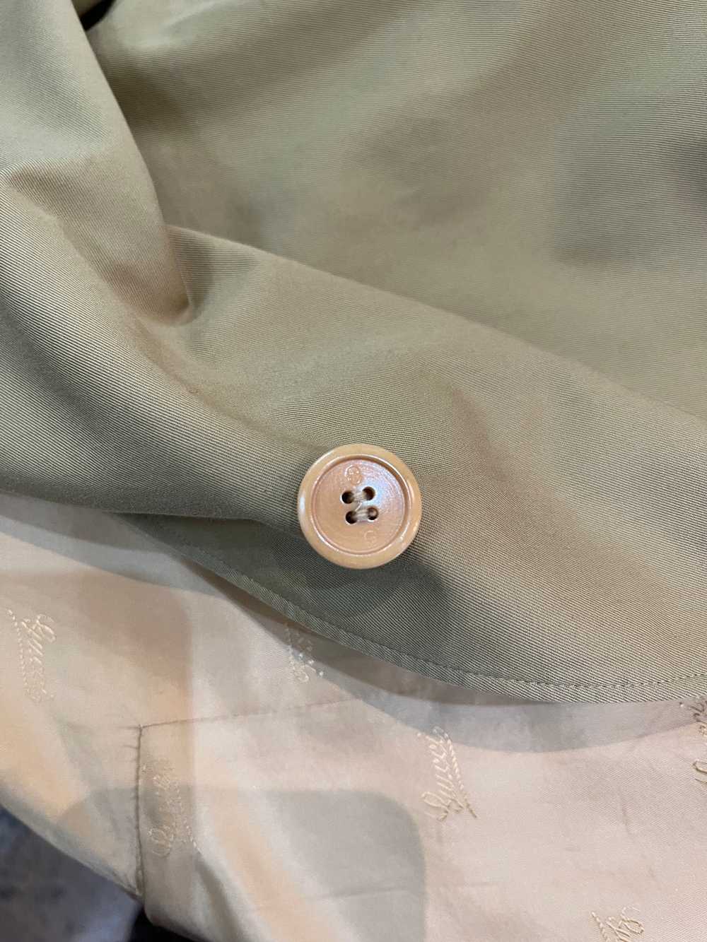 Gucci 80s Belted Trench Coat With Logo Buttons - image 7