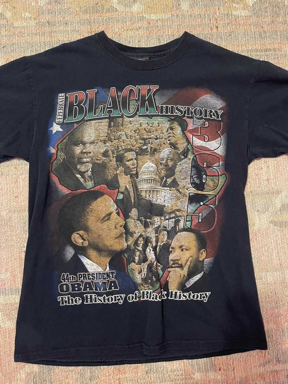 Obama × Rap Tees × Vintage VINTAGE BLACK HISTORY … - image 3