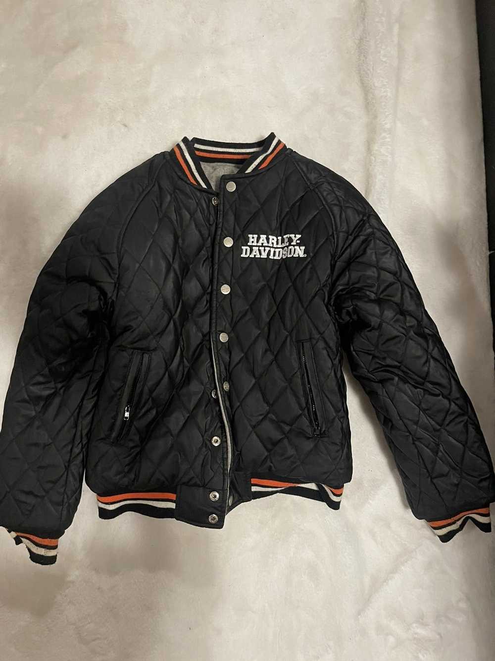 Harley Davidson × Vintage Harley Davidson Bomber … - image 1