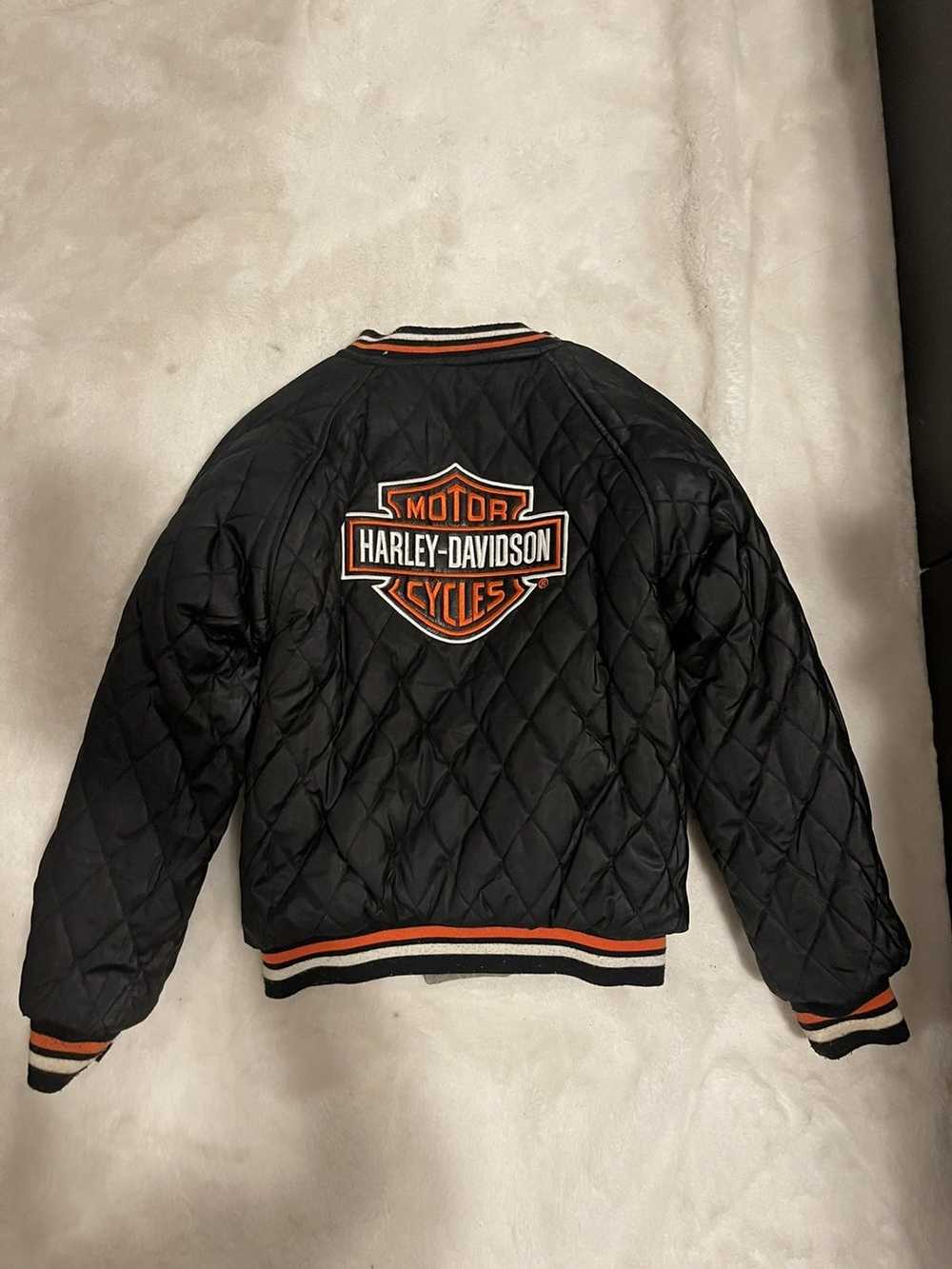 Harley Davidson × Vintage Harley Davidson Bomber … - image 2