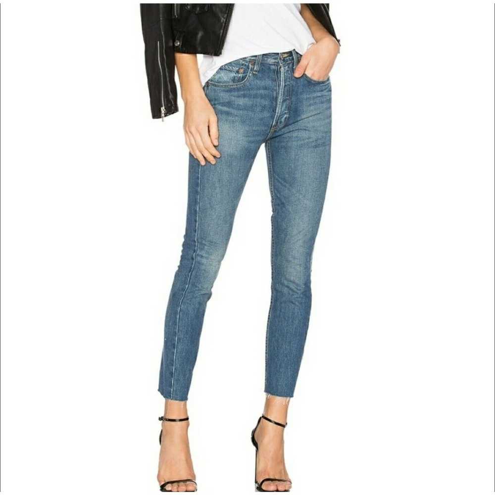 RE/DONE Re/Done Original high rise Ankle Crop but… - image 1