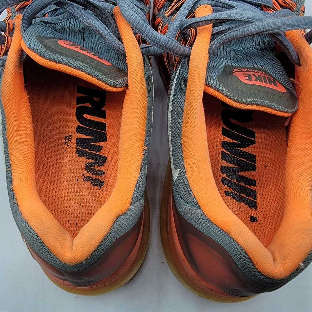 Nike Nike Air Max Mens 8 Graphite Orange 2014 Sne… - image 7