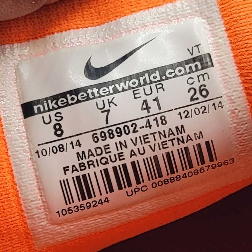 Nike Nike Air Max Mens 8 Graphite Orange 2014 Sne… - image 8