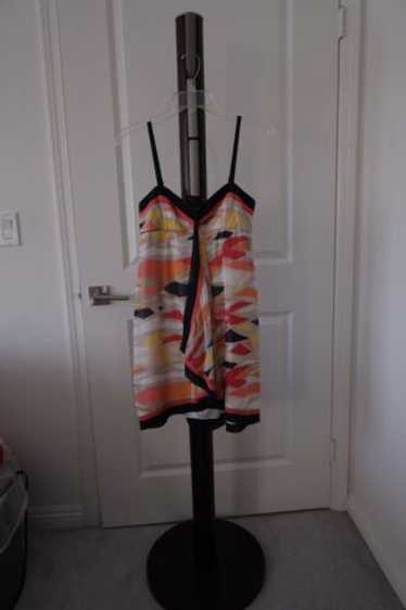 BCBG Maxazria Women Blk/Orange/Red/White/Grey/Yell