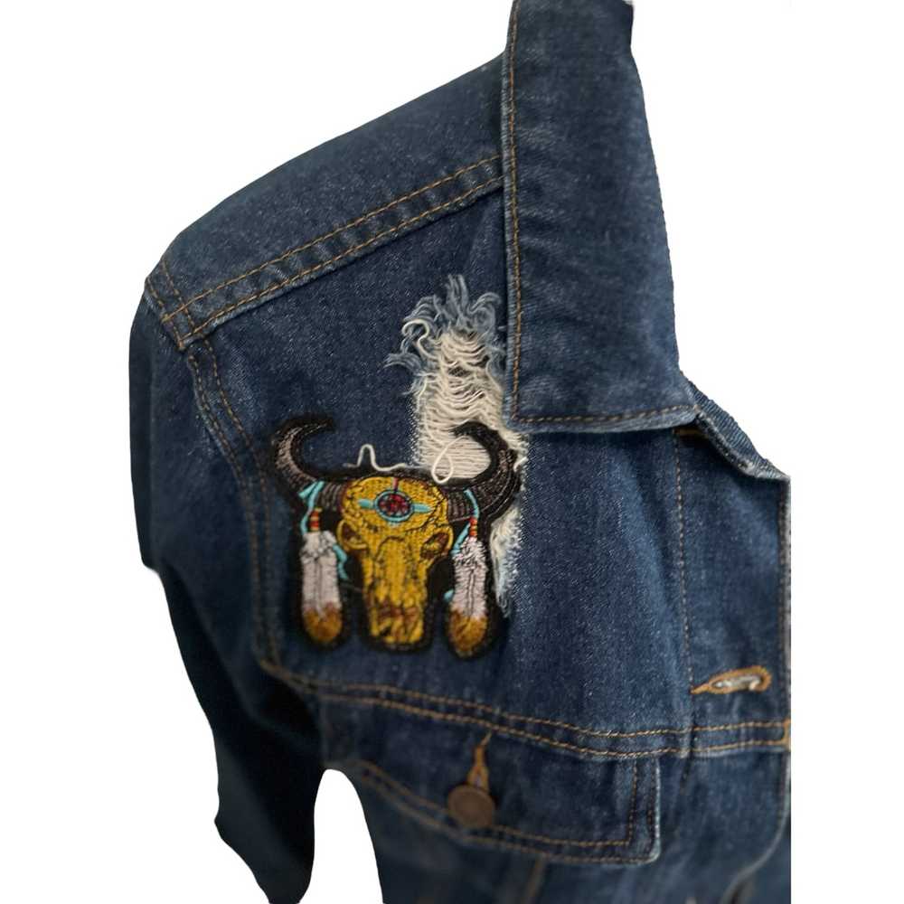 Jean Pre-owned BoomBoom Distressed Jean Jacket - … - image 2