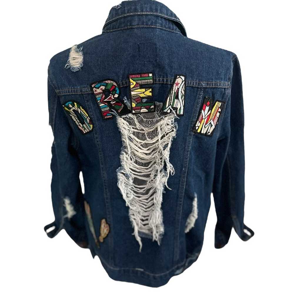 Jean Pre-owned BoomBoom Distressed Jean Jacket - … - image 3