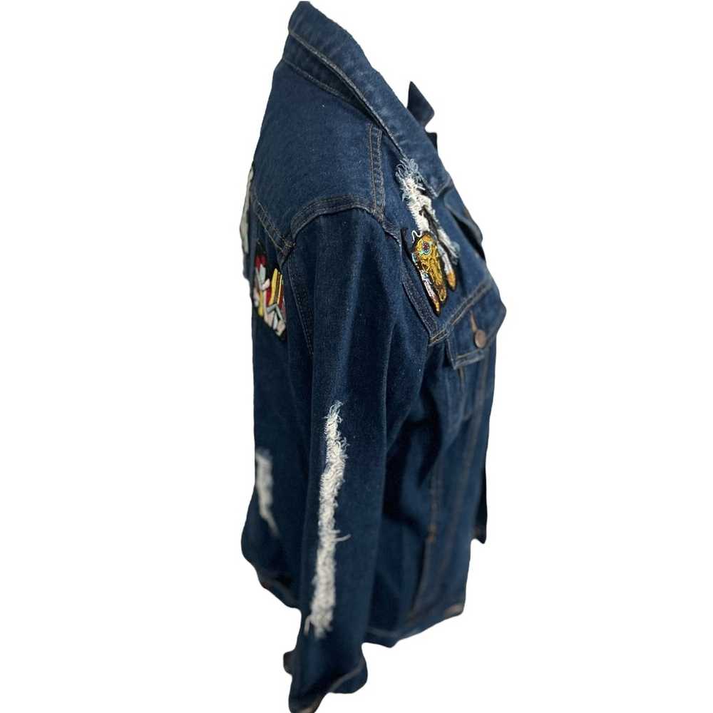 Jean Pre-owned BoomBoom Distressed Jean Jacket - … - image 4