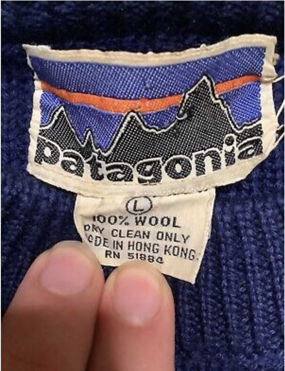 Patagonia Vintage Big Label Wool Sweater - image 5