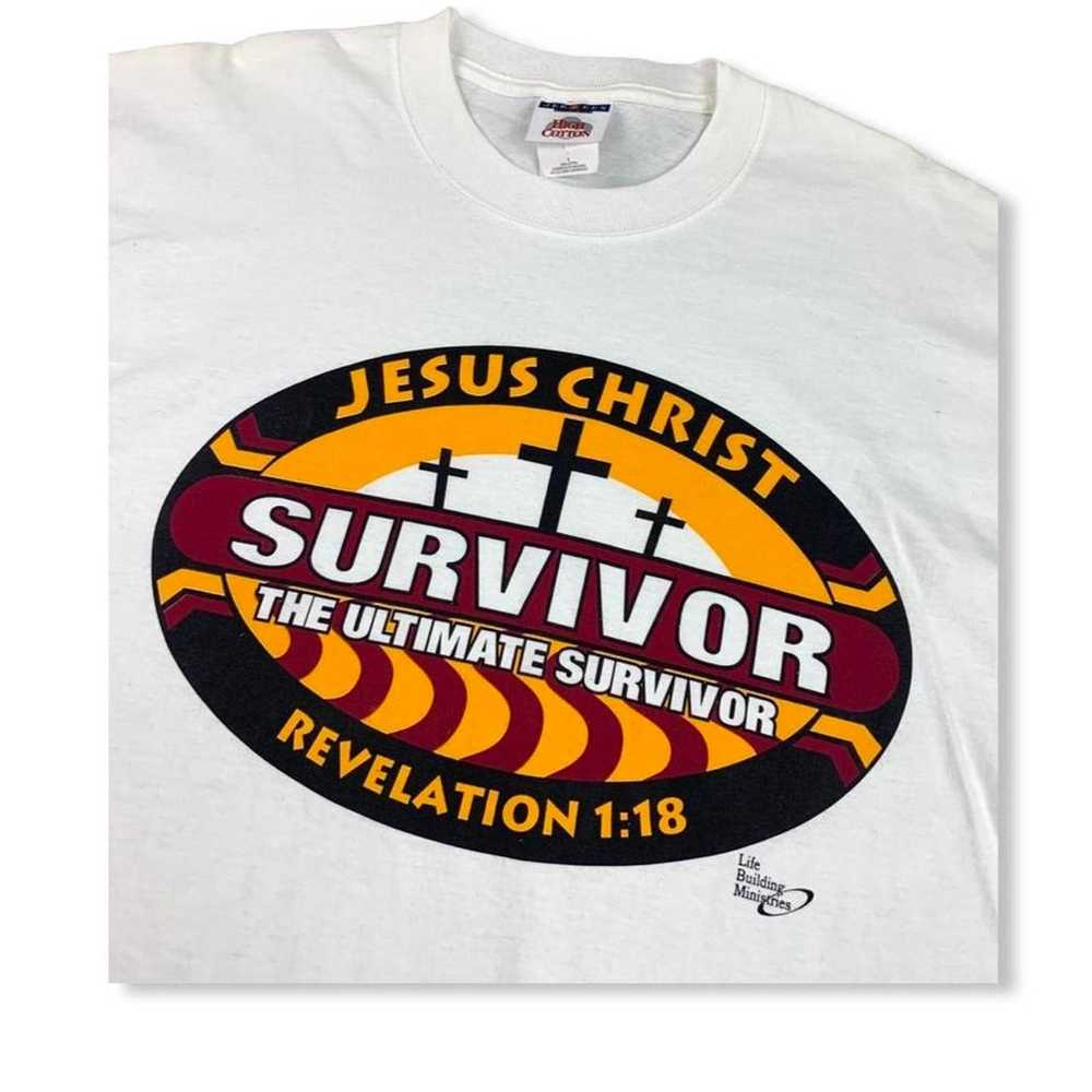 Vintage Vintage 90s Jesus Christ Graphic T-shirt - image 2