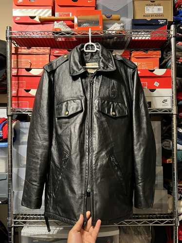 Genuine Leather × Leather Jacket × Made In Usa Vin