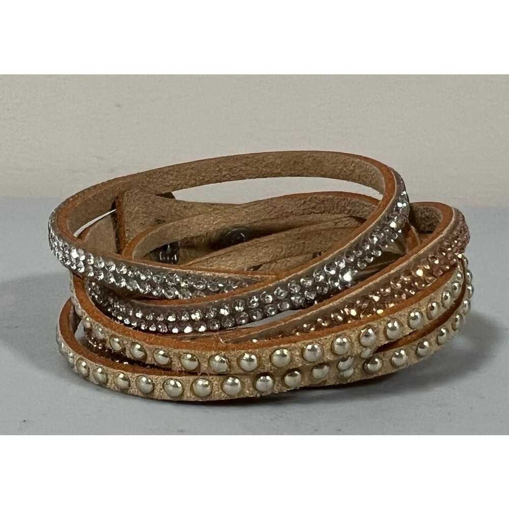 Jewelry × Streetwear × Vintage Beige Tan Gold Stu… - image 1