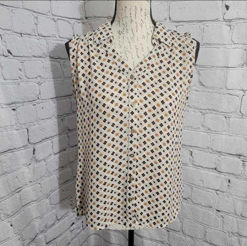 Other Dressbarn small boho hippie sunflower blouse - image 1