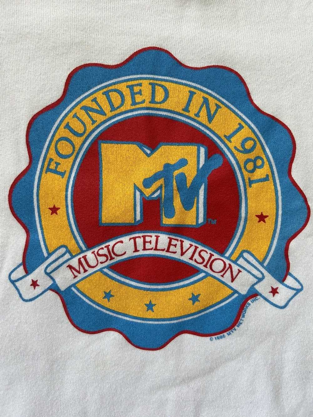 Vintage 1986 MTV Sweatshirt - image 2