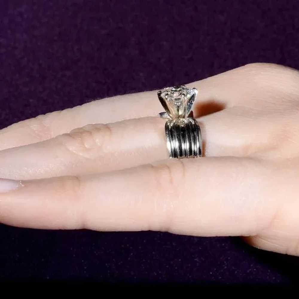 1.43 Carat VVS2 Diamond Solitaire Engagement Ring - image 6