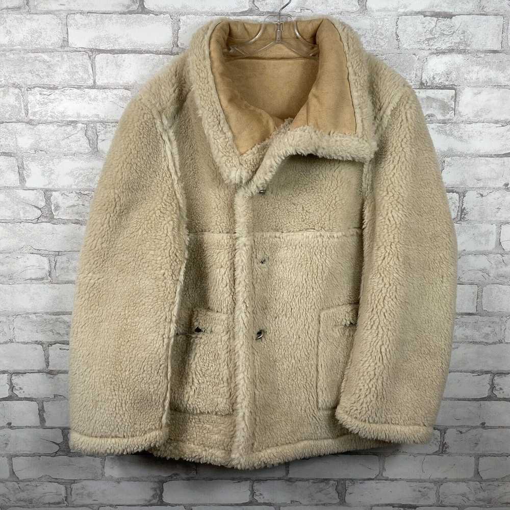 WE11DONE WE11DONE Beige Double Shearing 100% Wool… - image 1