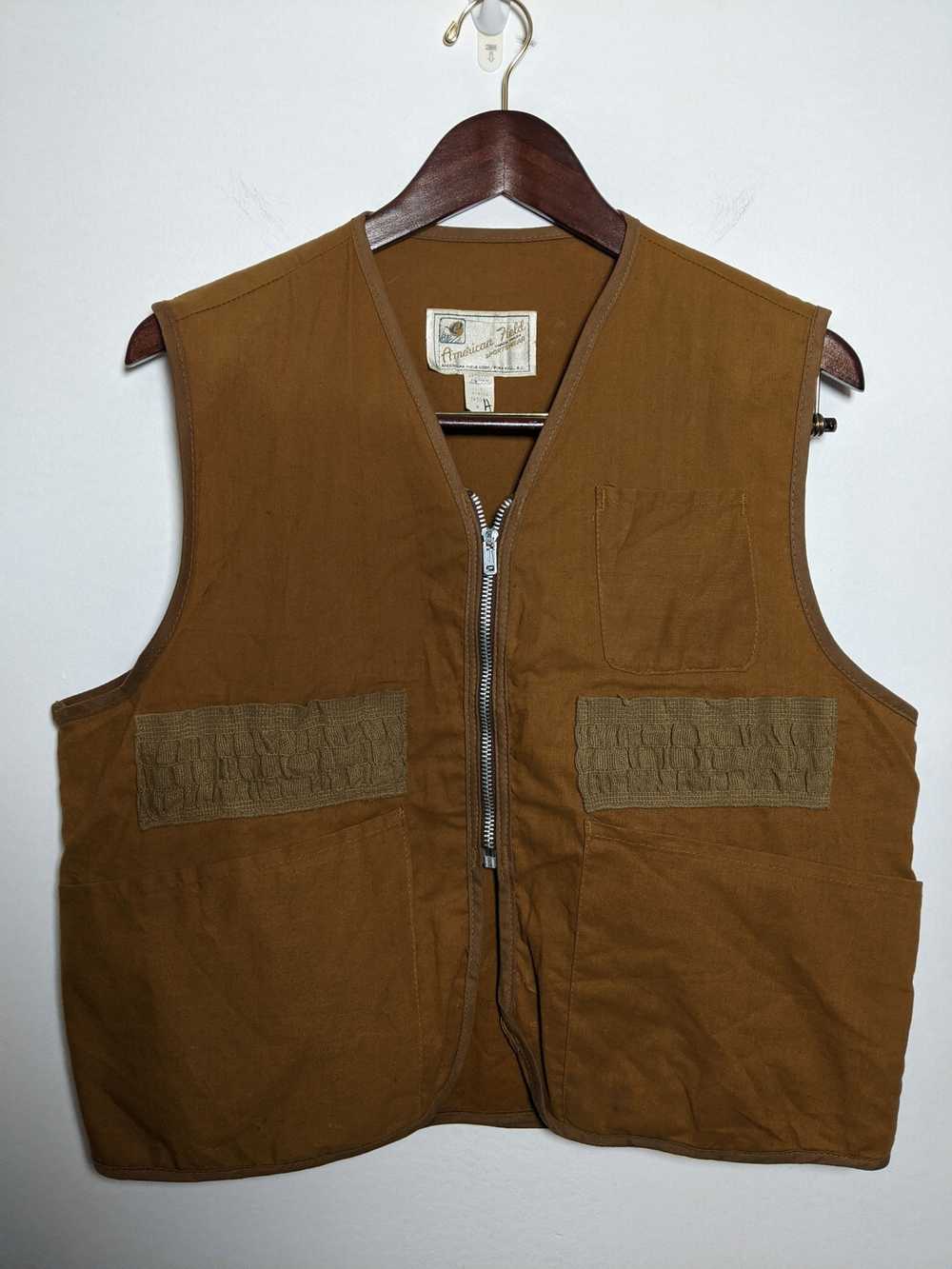 Vintage American Field Sportswear Tan Hunting Ves… - image 2