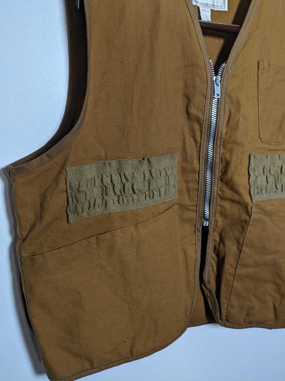 Vintage American Field Sportswear Tan Hunting Ves… - image 5