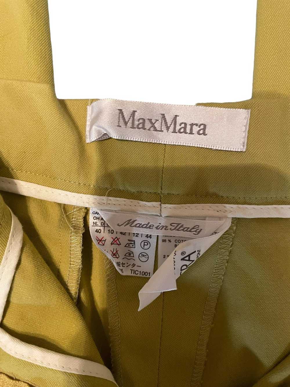 Max Mara Max Mara light green cropped trousers - image 4
