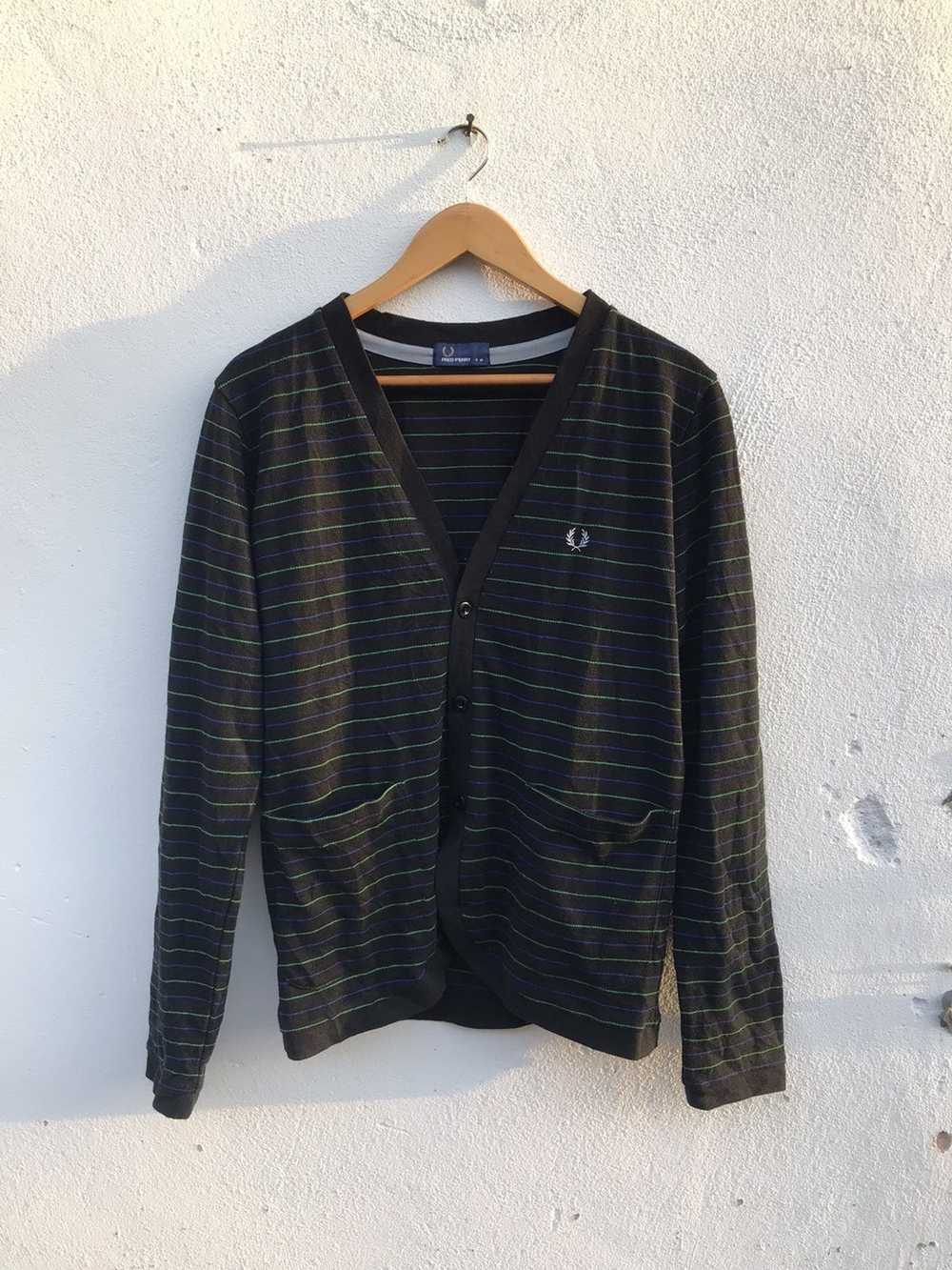 Fred Perry Vintage 90s Fred Perry cardigan made i… - image 1