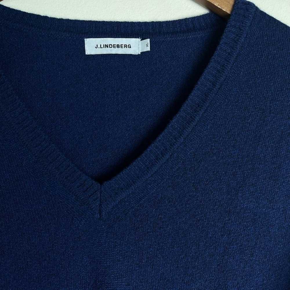 Other J.Lindeberg V Neck Kasmerino Sweater (size … - image 3