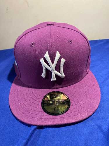 New York Yankees New Era 59Fifty Royal Blue Fitted Cap Hat GREY UV