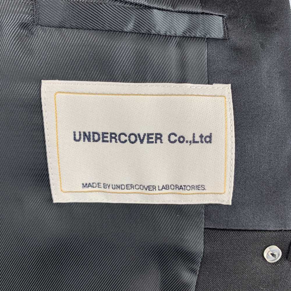 Undercover Black Wool Satin Shawl Collar Tuxedo C… - image 8