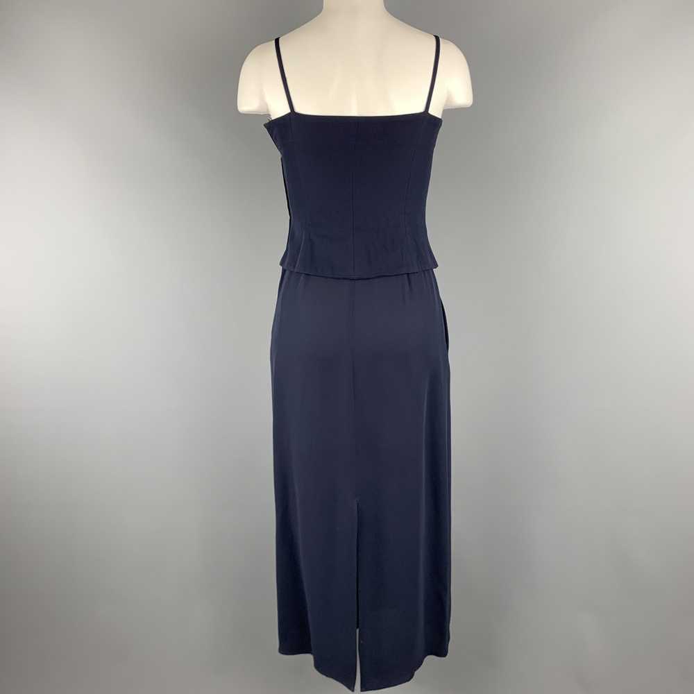 Giorgio Armani Navy Viscose Spaghetti Strap Buste… - image 5