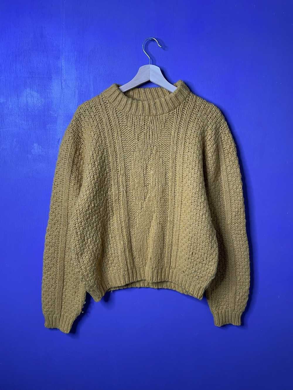 Vintage Vintage essential womens mockneck knit sw… - image 1