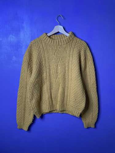 Vintage Vintage essential womens mockneck knit sw… - image 1