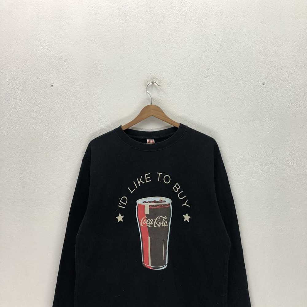 Uniqlo Rare coca cola x uniqlo sweatshirt big log… - image 2