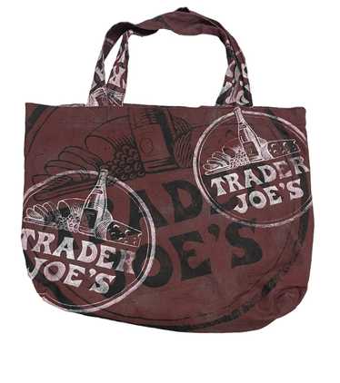 Trader Joe's Reusable Canvas Shopping Bag Pickles Print Grocery Eco Bag  ⚡LIMITED