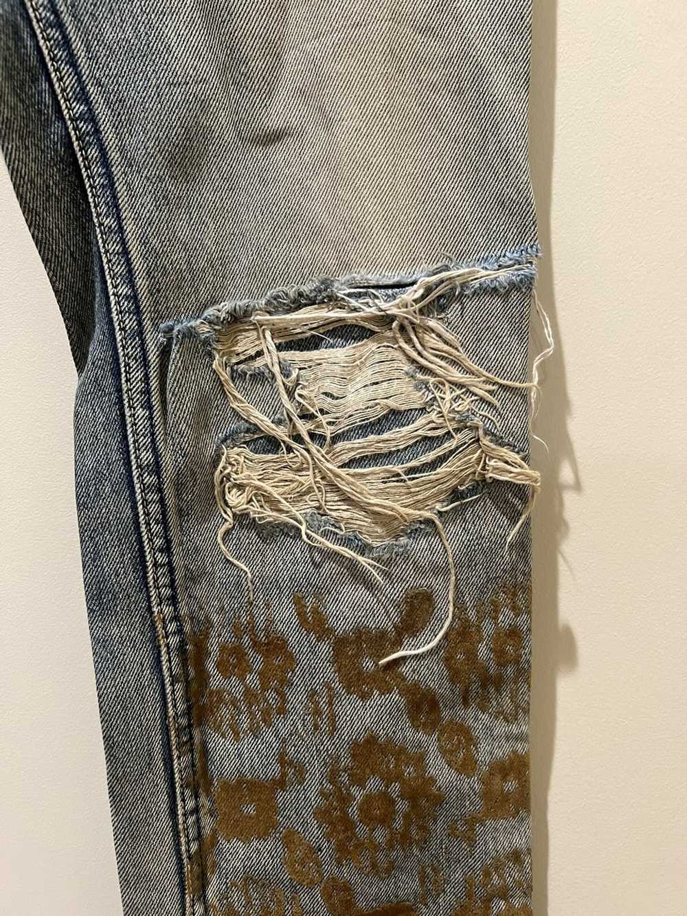 Undercover Undercover Printed Denim Jeans - image 4
