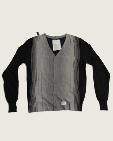 Wtaps Striped knit cardigan