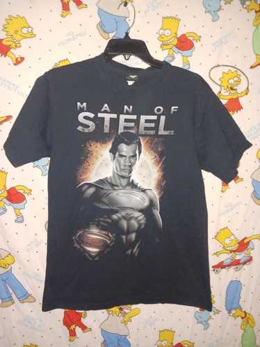 Dc Comics × Movie × Tee Shirt 2013 Man Of Steel DC