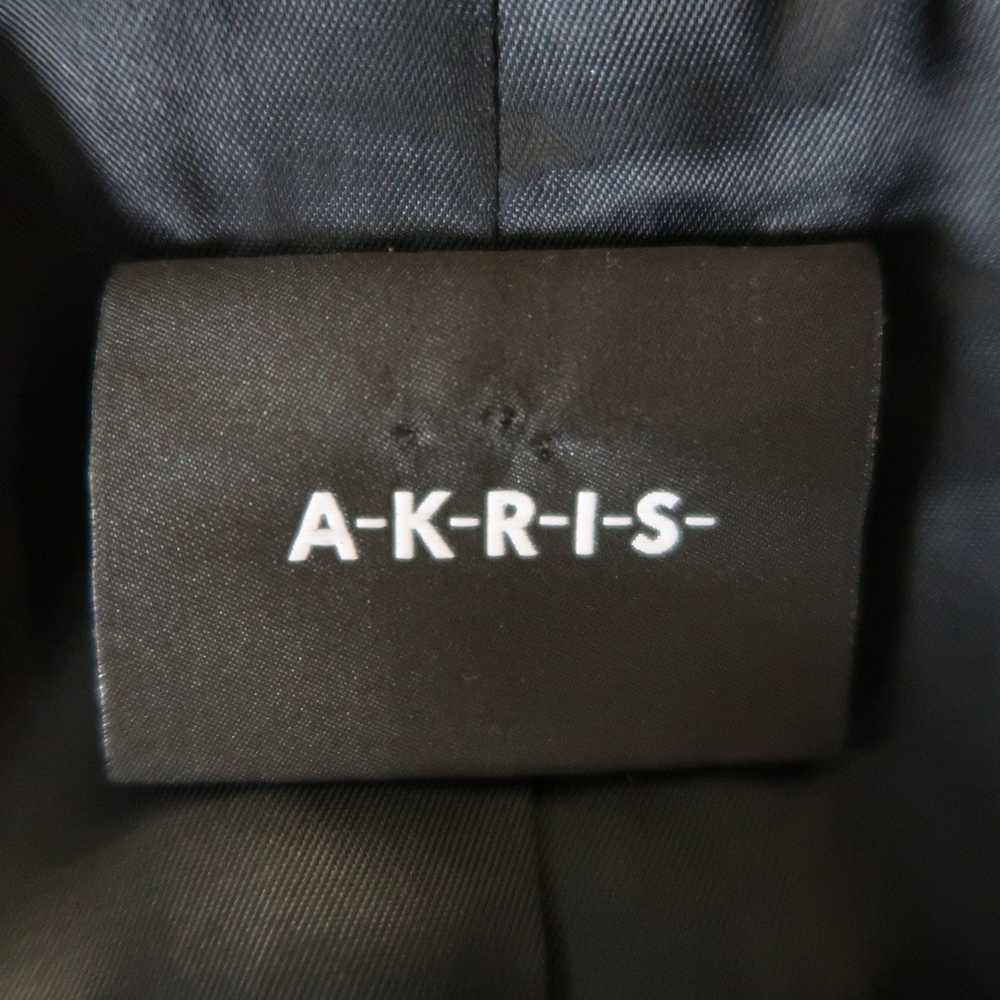 Akris Black Suede & Wool Zip Off Sport Coat Jacket - image 8