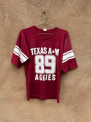 "89" Texas A&M Aggies V-neck Tee - image 1