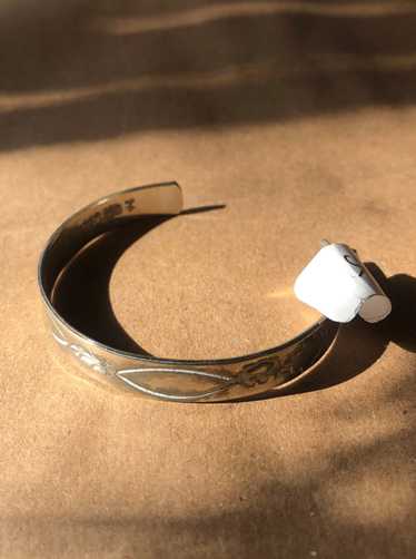 Bison and Feather Bracelet