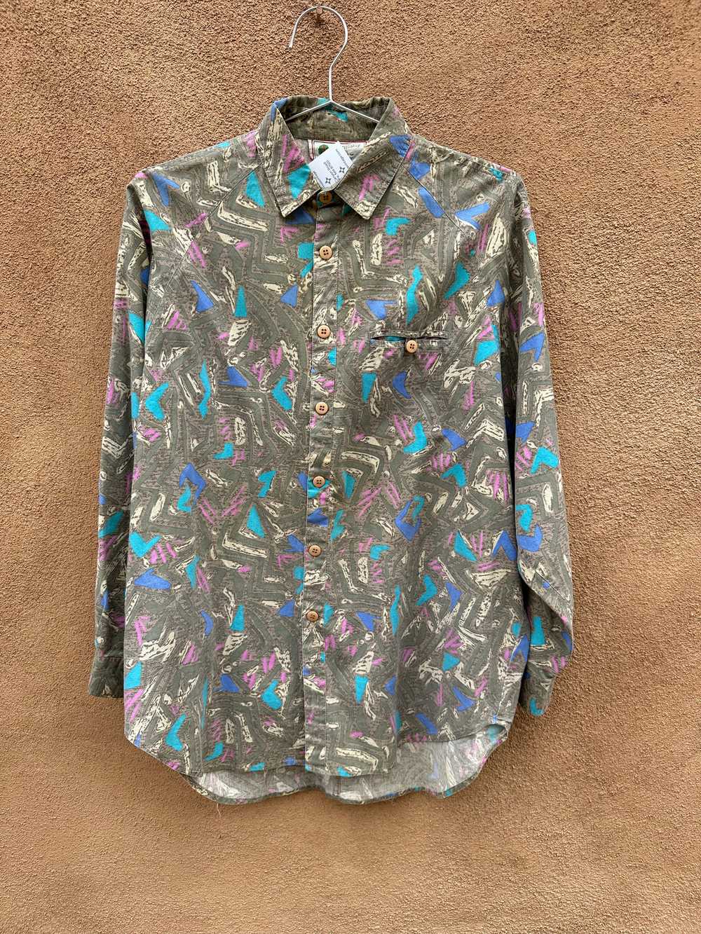 Organically Grown 90's Button Up Shirt - image 1