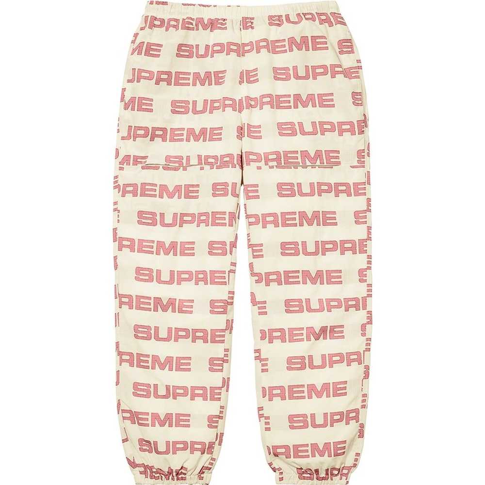 Supreme Supreme Logo Ripstop Track Pants - image 1