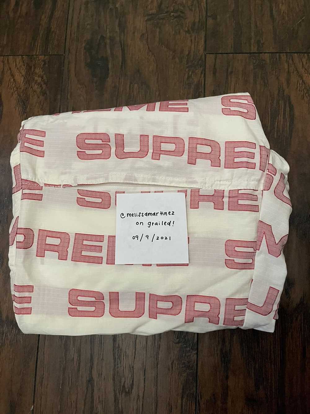 Supreme Supreme Logo Ripstop Track Pants - image 4