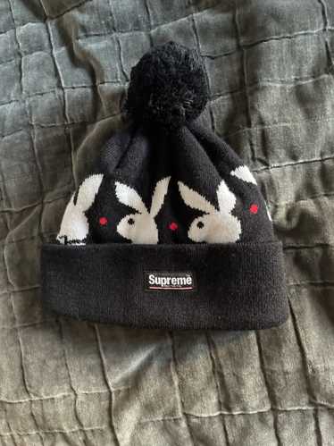 Supreme wool cheap jacquard beanie