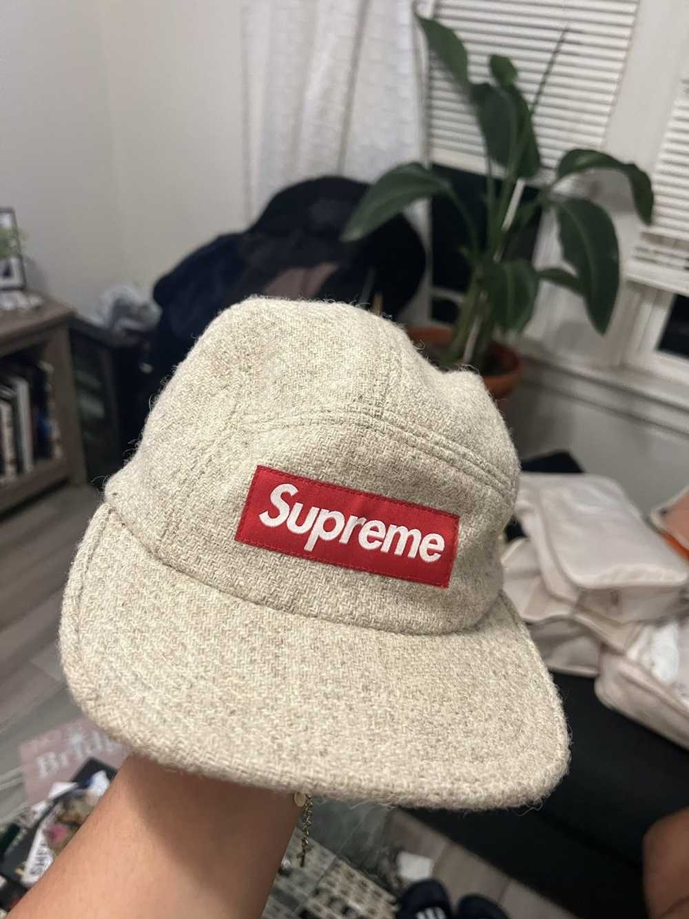 SUPREME Harris Tweed camp cap-