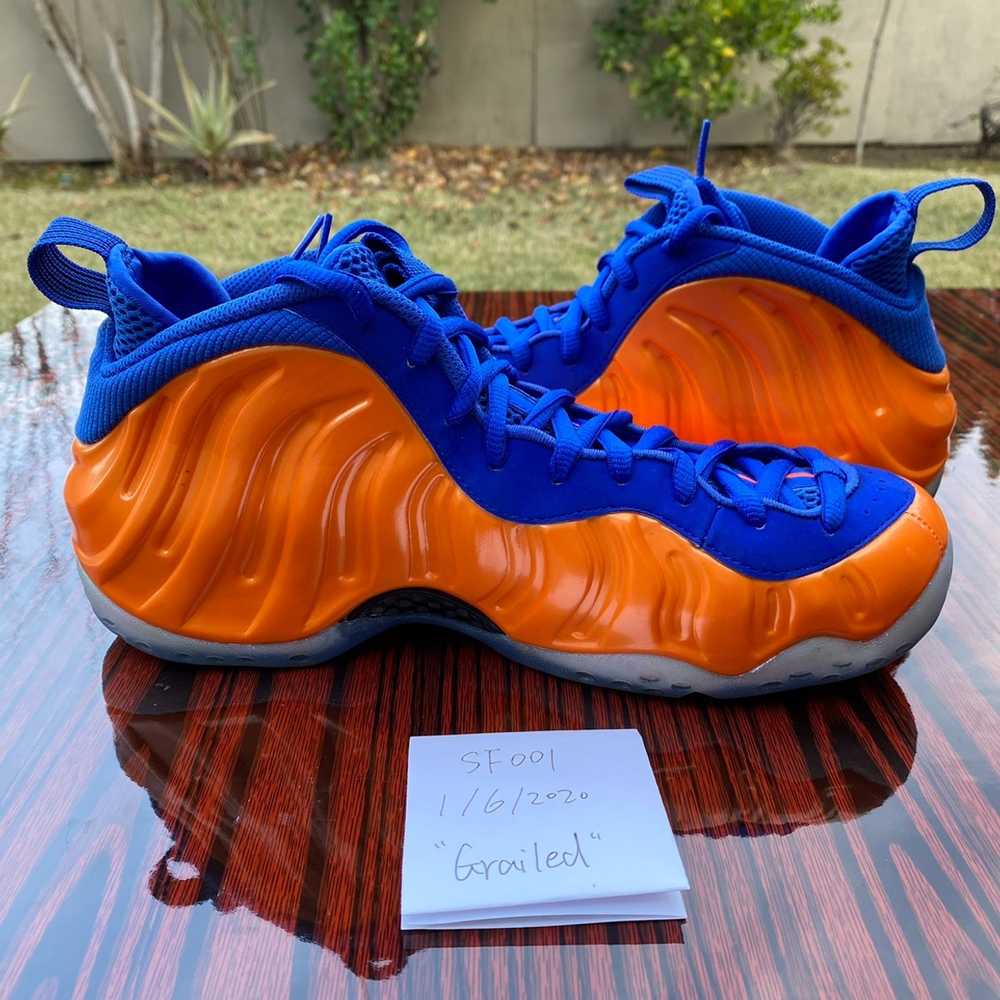 Nike Used Nike Air Foamposite One Knicks 2014 Siz… - image 10