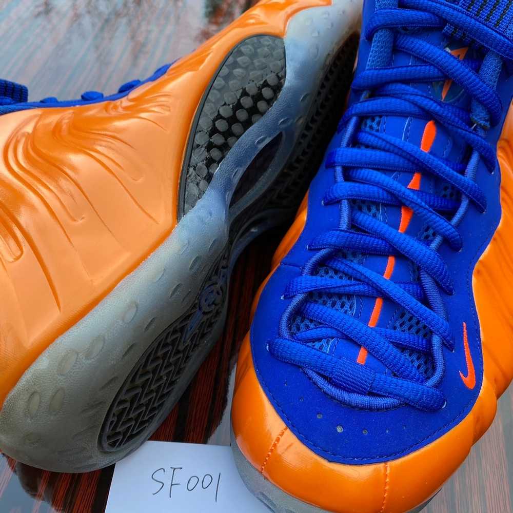 Nike Used Nike Air Foamposite One Knicks 2014 Siz… - image 11