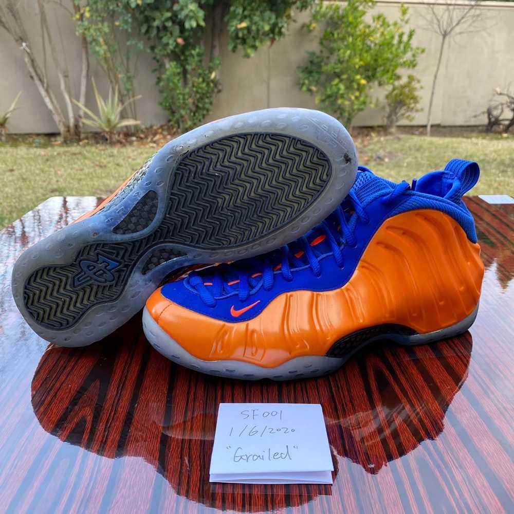 Nike Used Nike Air Foamposite One Knicks 2014 Siz… - image 2