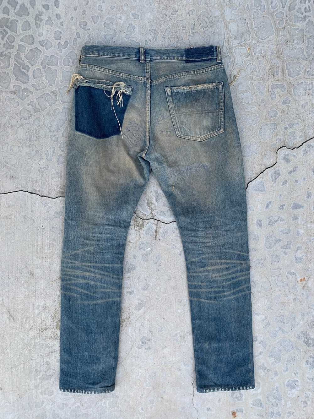 Undercover 04AW OG Red Yarn 68 Denim - image 2