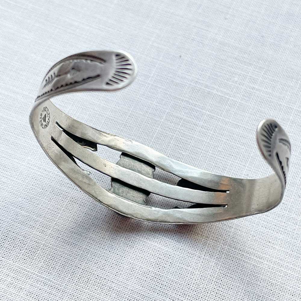 Vintage Sterling Bell Trading Fred Harvey Bracele… - image 10